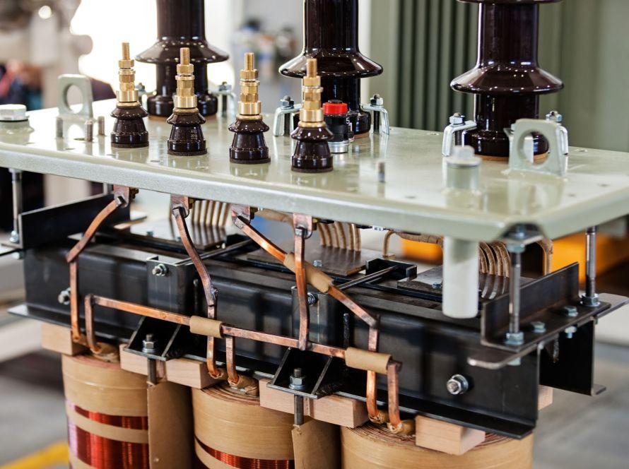 details of new high voltage power transformer in factory